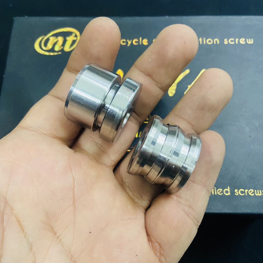 TRỌN BỘ CỤC CANH BÁNH TRƯỚC VÀ CỤC CANH BÁNH XE EXCITER ĐỜI 2006 ĐẾN 2010 INOX SÁNG BÓNG