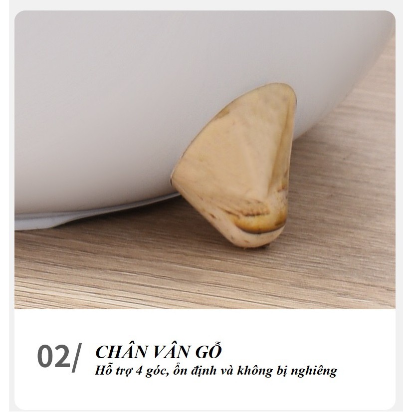 Thùng Đựng Gạo 12Kg Một Chạm Đa Năng Chống Thấm Nước Tiện Lợi