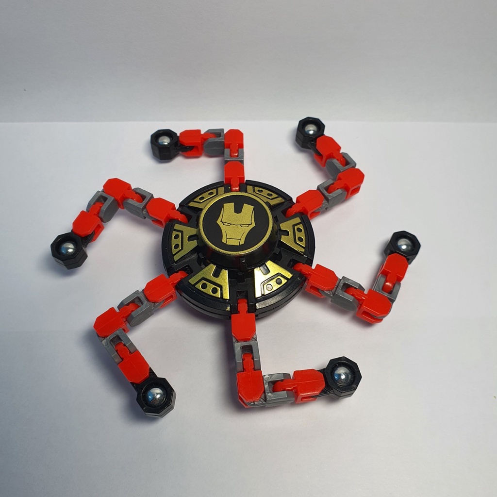 [Có Đèn] Con Quay Đồ Chơi Spinner Robot Biến Hình Thông Minh Cho Bé Fidget Spinner DIY Toy