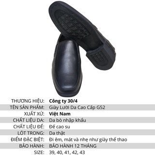 Giày lười nam da cao cấp G52