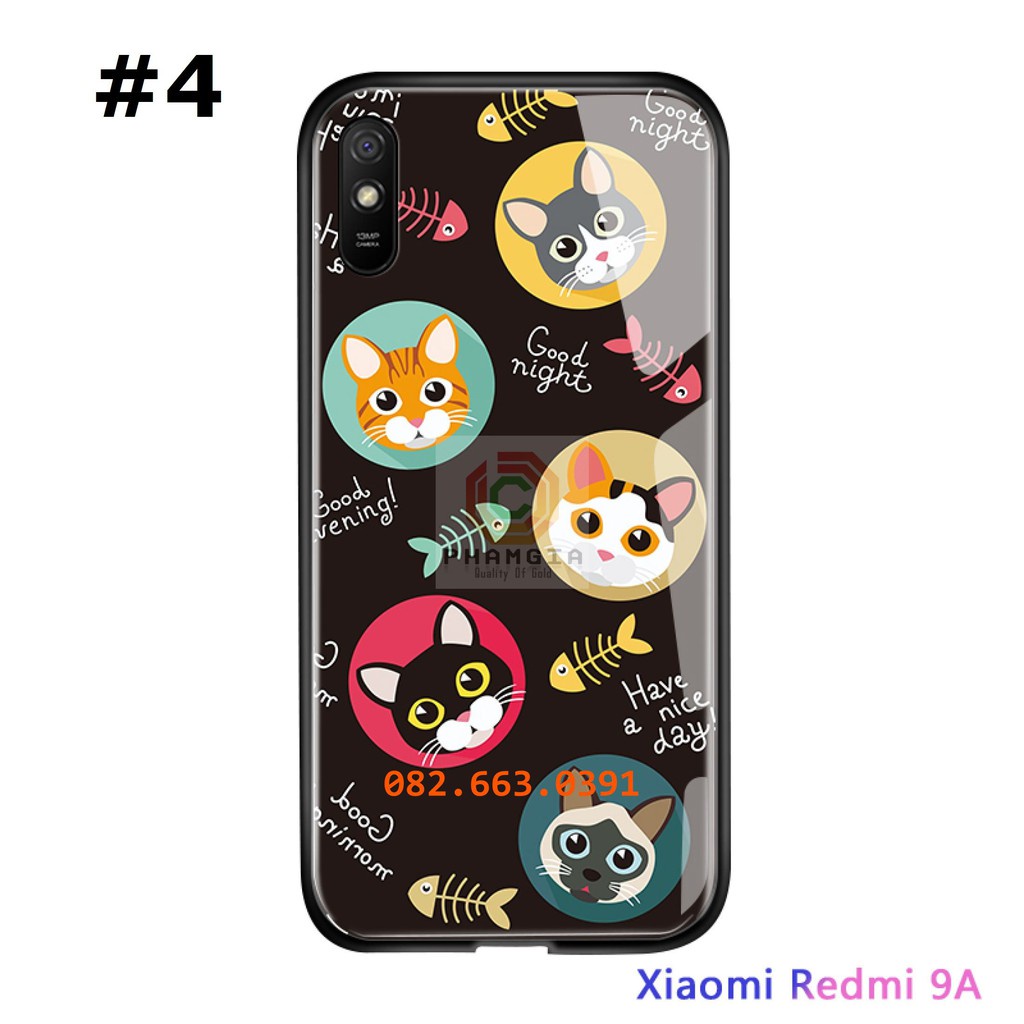 Ốp lưng Xiaomi Redmi 9A dẻo in hình mèo siêu sắc nét, in hình theo yêu cầu