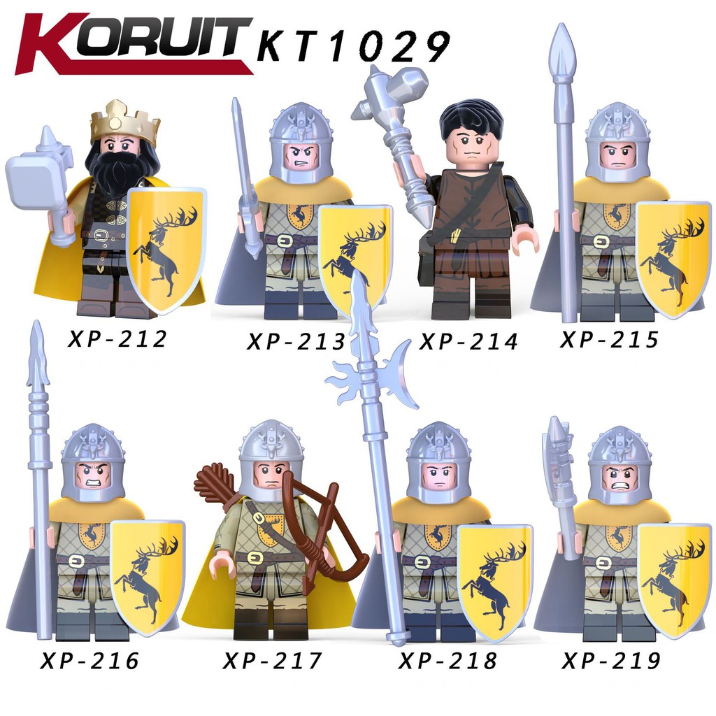 Minifigures Lính Trung Cổ Game of Thrones Baratheon Army KT1029