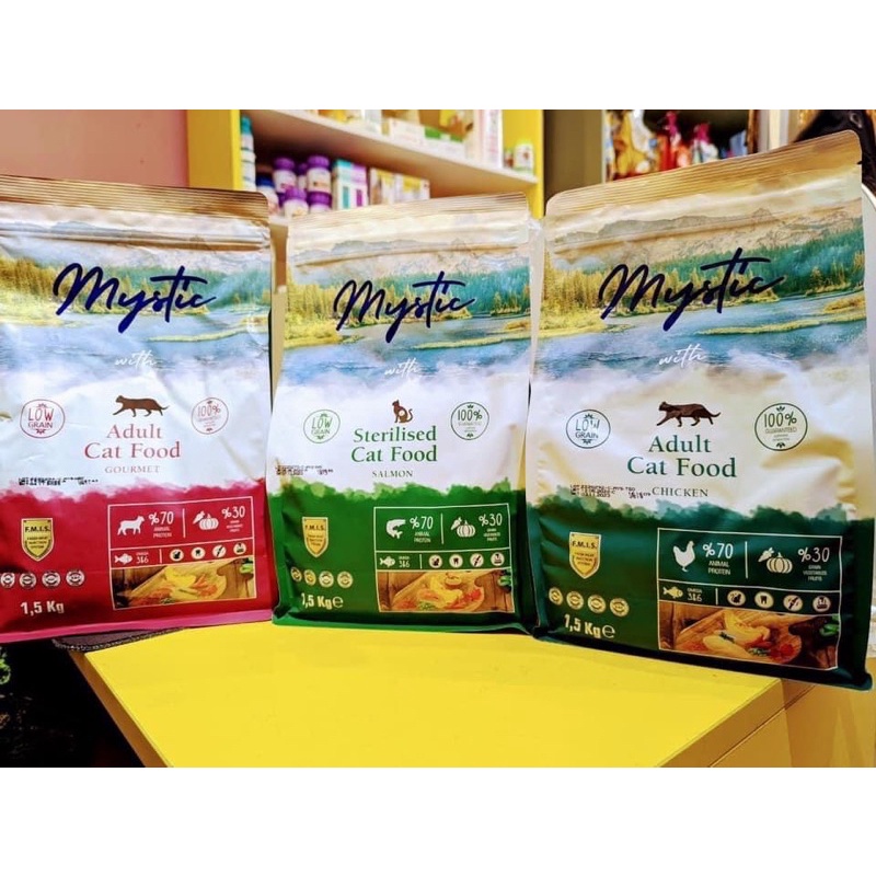 Hạt Mystic cho mèo trưởng thành 1,5kg🐈Made in Turkey 🇹🇷