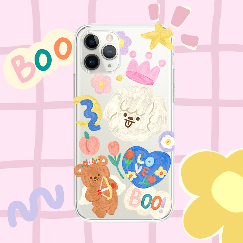 Ốp Lưng Mềm Chống Sốc In Hình Tranh Sơn Dầu Cho Iphone 11 Pro Xr / Xs / X 7 8 Plus | BigBuy360 - bigbuy360.vn