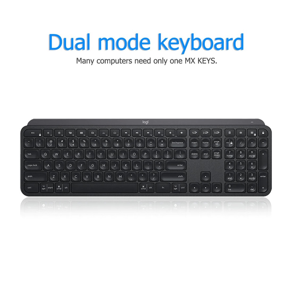 Bàn Phím Không Dây Logitech MX Keys Wireless/ Bluetooth