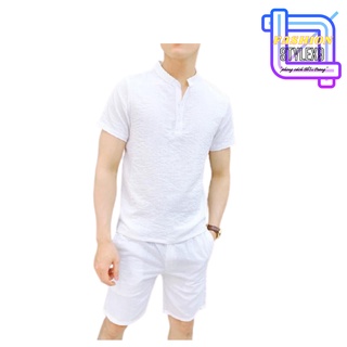 Bộ đũi nam cổ tàu cộc tay chất đẹp