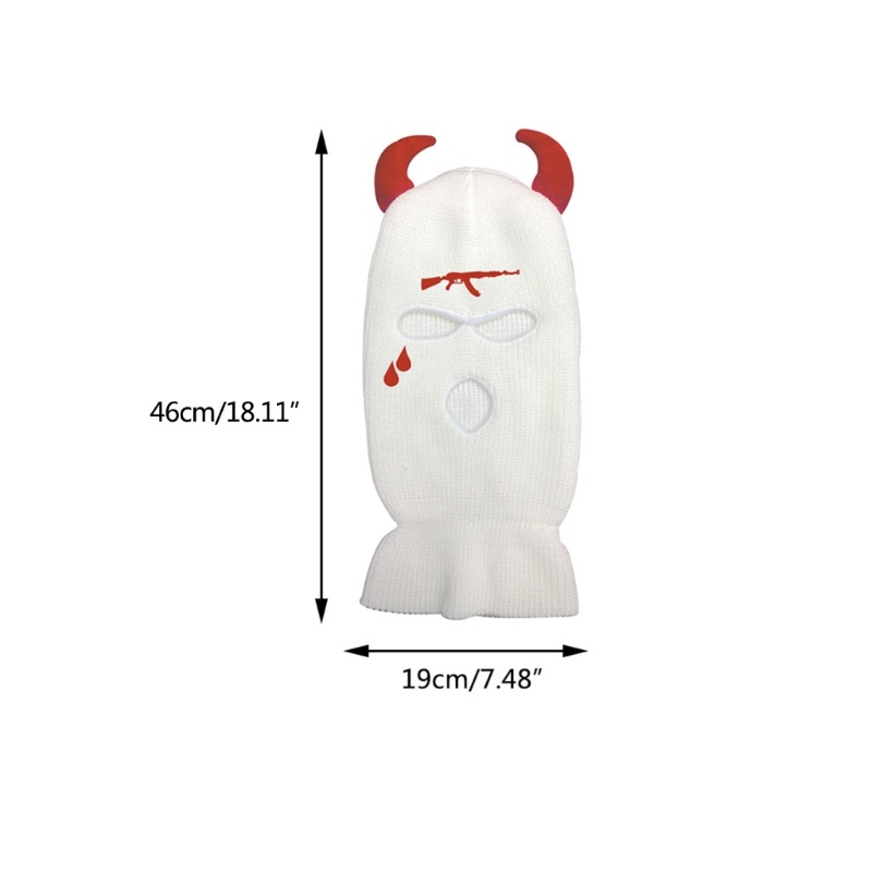 Mũ Len Che Phủ Cổ 3 Lỗ Thoáng Khí Cho Các Hoạt Động Ngoài Trời