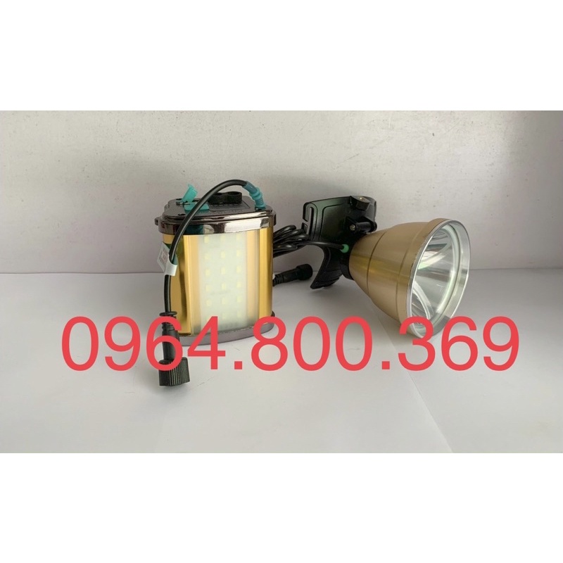 Đèn pin đội đầu siêu sáng mã V13 đèn oin rời công suất 1000W