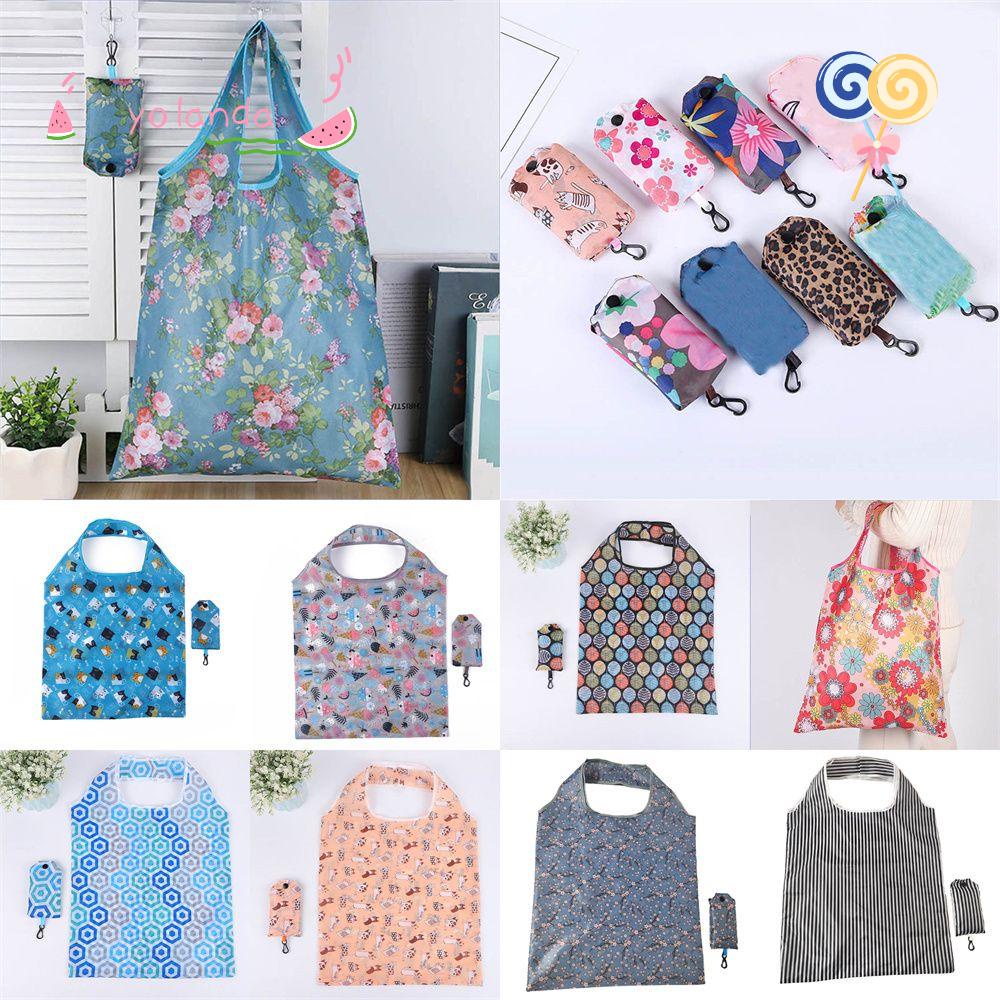 Túi xách tote sinh thái mua sắm đựng hàng tạp hoá giặt được tái sử dụng xếp gọn