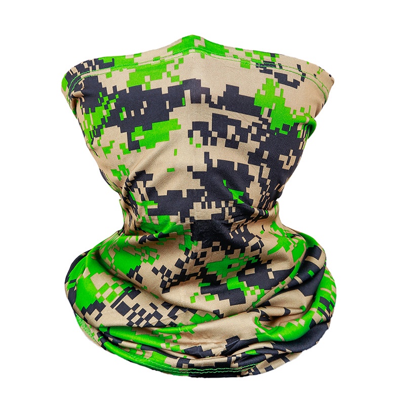 Khăn Trùm Đầu Che Mặt Bằng Lụa Lạnh Chống Gió Chống Nắng Mùa Hè Cho Nam Và Nữ