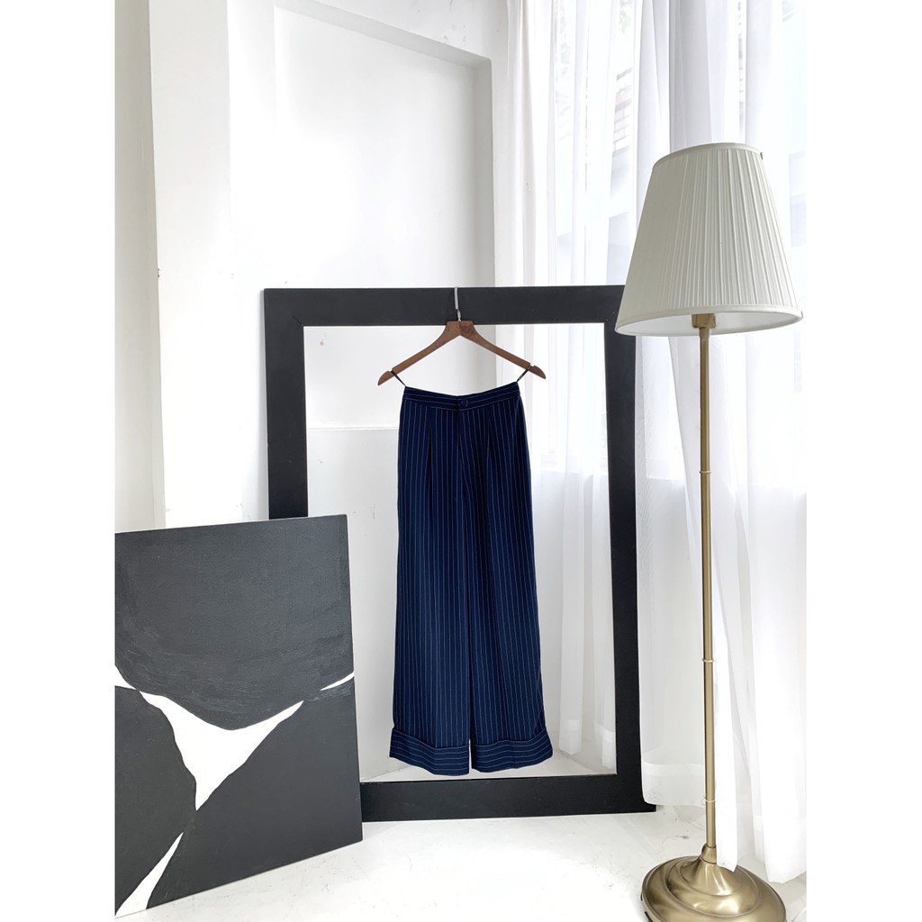 DOTTIE - Quần Dài Ống Rộng Lai V Nữ Q0033 | BigBuy360 - bigbuy360.vn