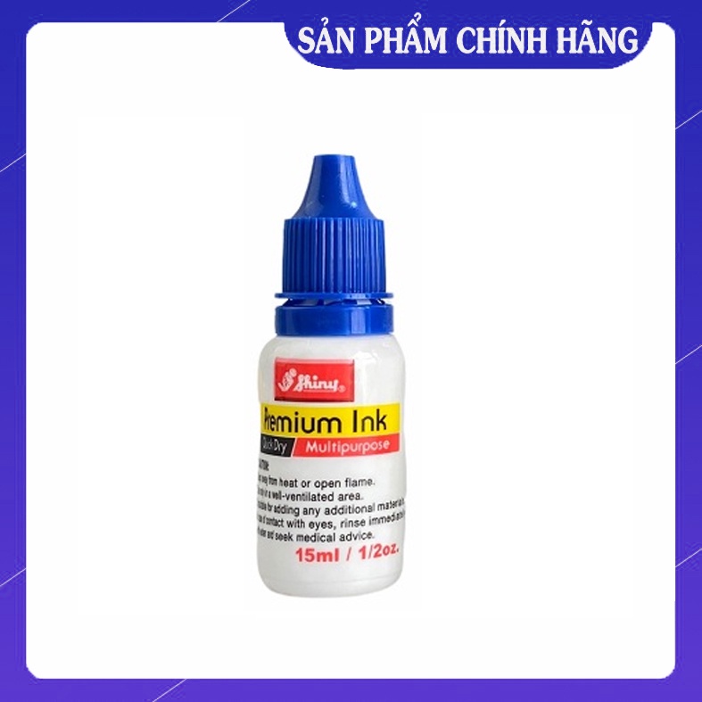 Mực Dầu đóng dấu lên tất cả các chất liệu nilon, túi bóng kính, nhựa... dung tích 15ml chính hãng Shiny