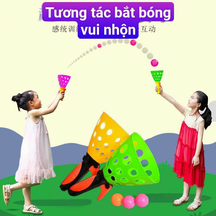 Sét đôi Bộ đồ chơi hứng bóng cho các Bé .