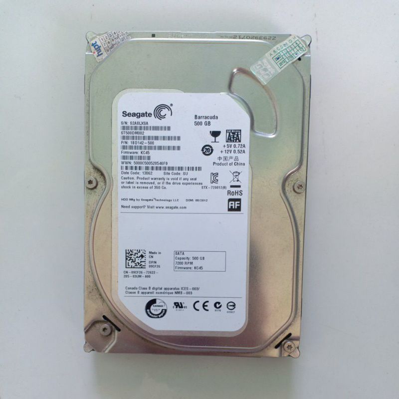 Ổ cứng HDD Seagate 500gb [đã qua sử dụng]