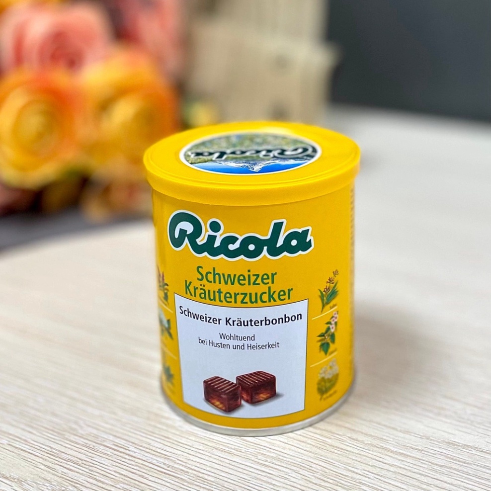 Kẹo ngậm ho thảo mộc Ricola 250g - Hàng Đức xịn