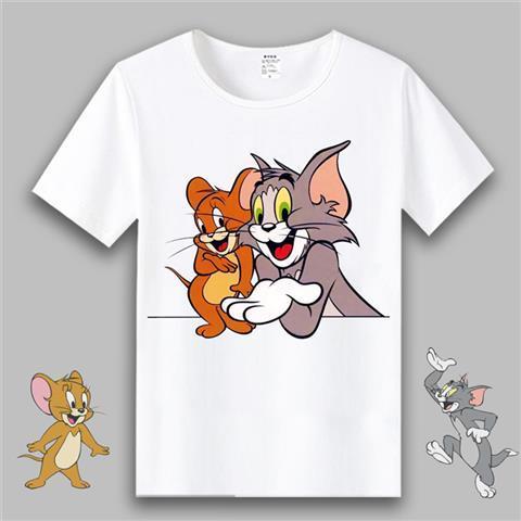 Quần áo Hoạt Hình Cho Bé Trai Và Bé Gái, Áo Thun Ngắn Tay Trong Phim Hoạt Hình Mèo Và Chuột