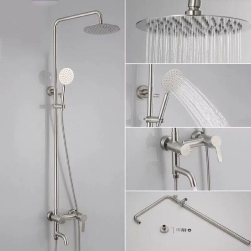 ✅GIÁ SỐC✅Bộ sen cây tròn tắm đứng inox 304