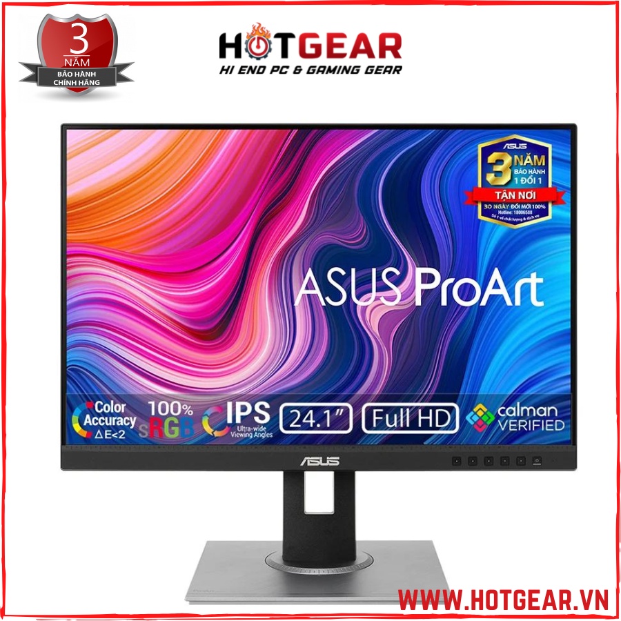 Màn Hình Chuyên Nghiệp Asus Proart PA248QV 24.1&quot; IPS WUXGA 100% Srgb 100% Rec.709