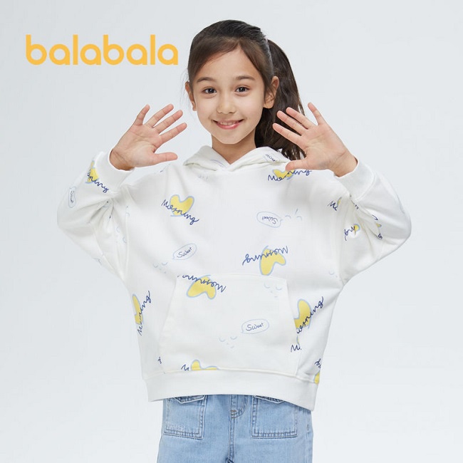 (7-16 tuổi) Áo hoodie nữ hãng Balabala 202121121009