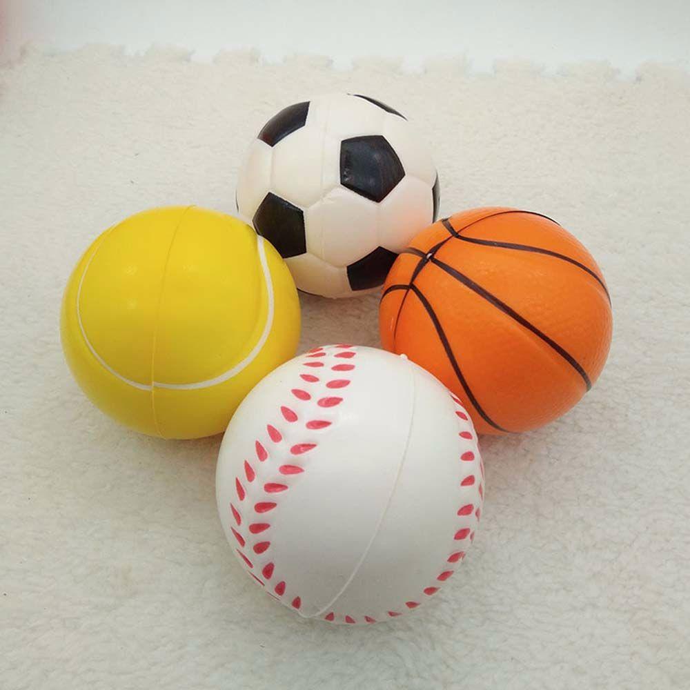 Đồ Chơi Xốp Squishy Giảm Stress Hình Quả Bóng Dễ Thương Cho Bé