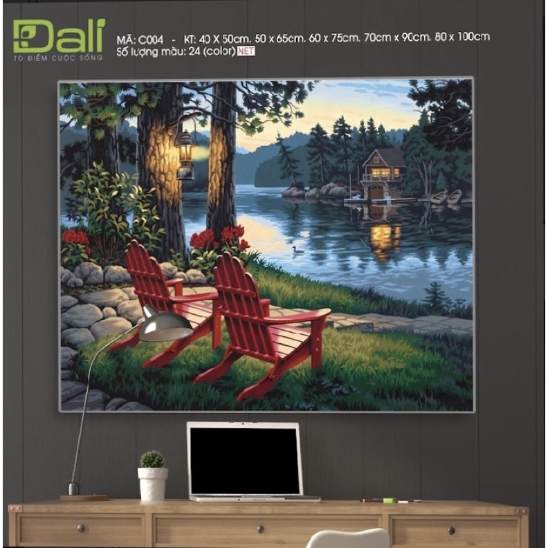 Tranh sơn dầu số hoá Dali mã C004