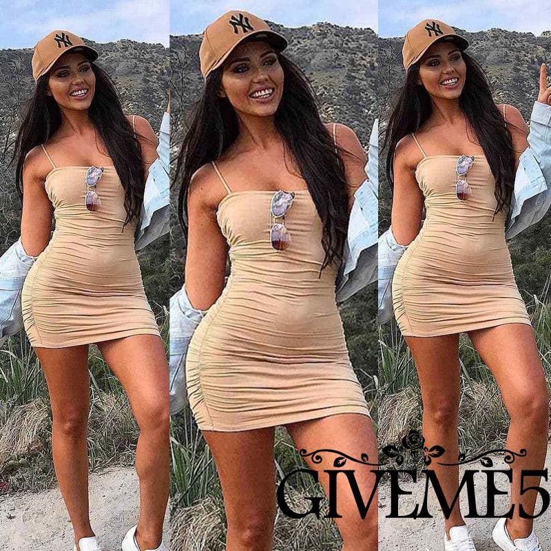 Đầm Dây Ôm Dáng Hở Lưng Quyến Rũ Dành Cho Nữ