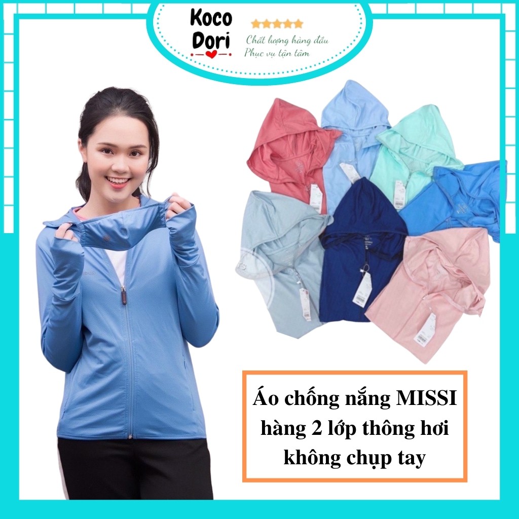 Áo chống nắng MISI 2 lớp, thông hơi, chống tia UV, Áo chống nắng nữ Koco Dori | BigBuy360 - bigbuy360.vn