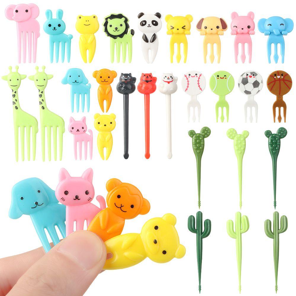 Tăm Xỉa Răng Mini Hình Động Vật Dùng Để Trang Trí Tiệc Cho Bé