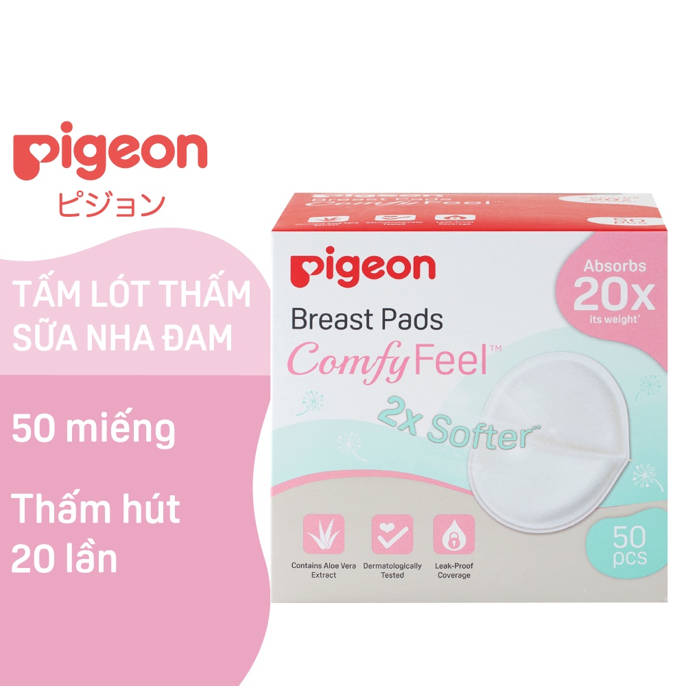 Tấm Lót Thấm Sữa Nha Đam Pigeon 12 miếng/30 miếng/50 miếng