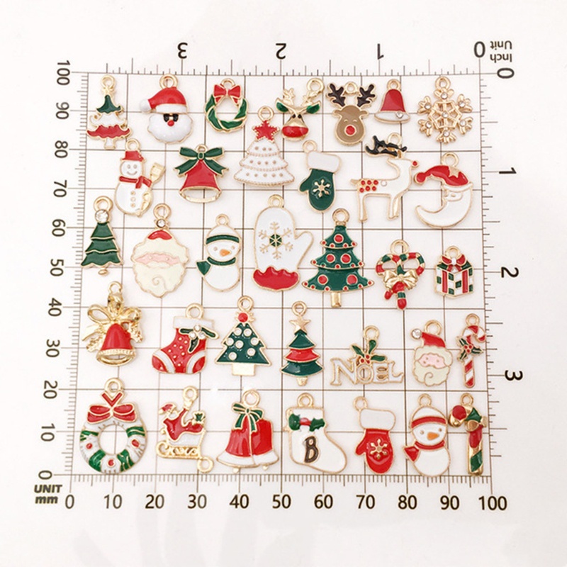Set 38 Phụ Kiện Treo Trang Trí Giáng Sinh
