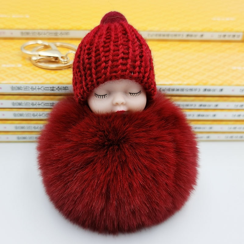 (Bán Buôn Sỉ) Móc khóa búp bê ngủ siêu kute