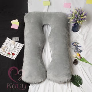 GỐI ÔM CHỮ U BÀ BẦU ĐA NĂNG CAO CẤP (100% COTTON/NHUNG, BÔNG GÒN 7D)