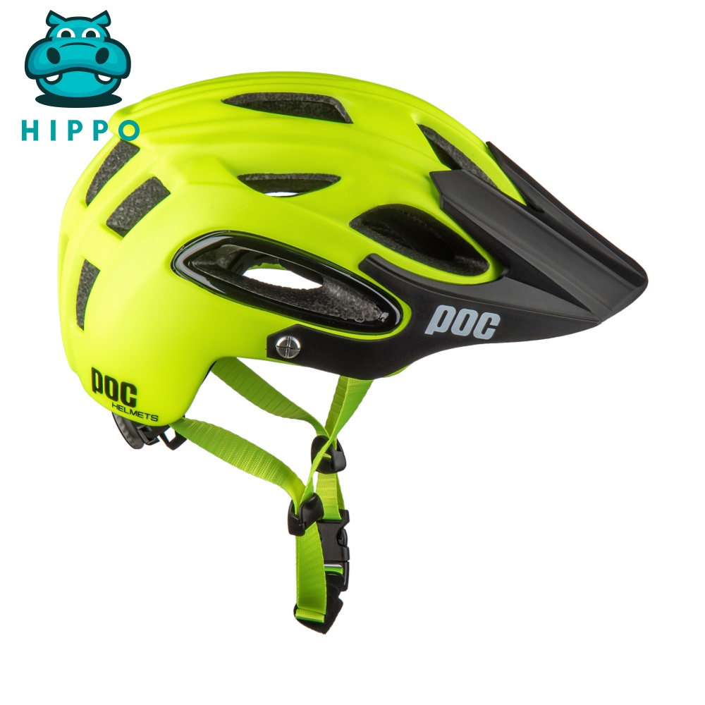 Mũ bảo hiểm xe đạp thể thao chuyên nghiệp Poc 07 siêu nhẹ màu xanh chuối cá tính  - HIPPO HELMET