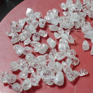 25_100gam đá vụn, đá tuyết có lỗ xỏ