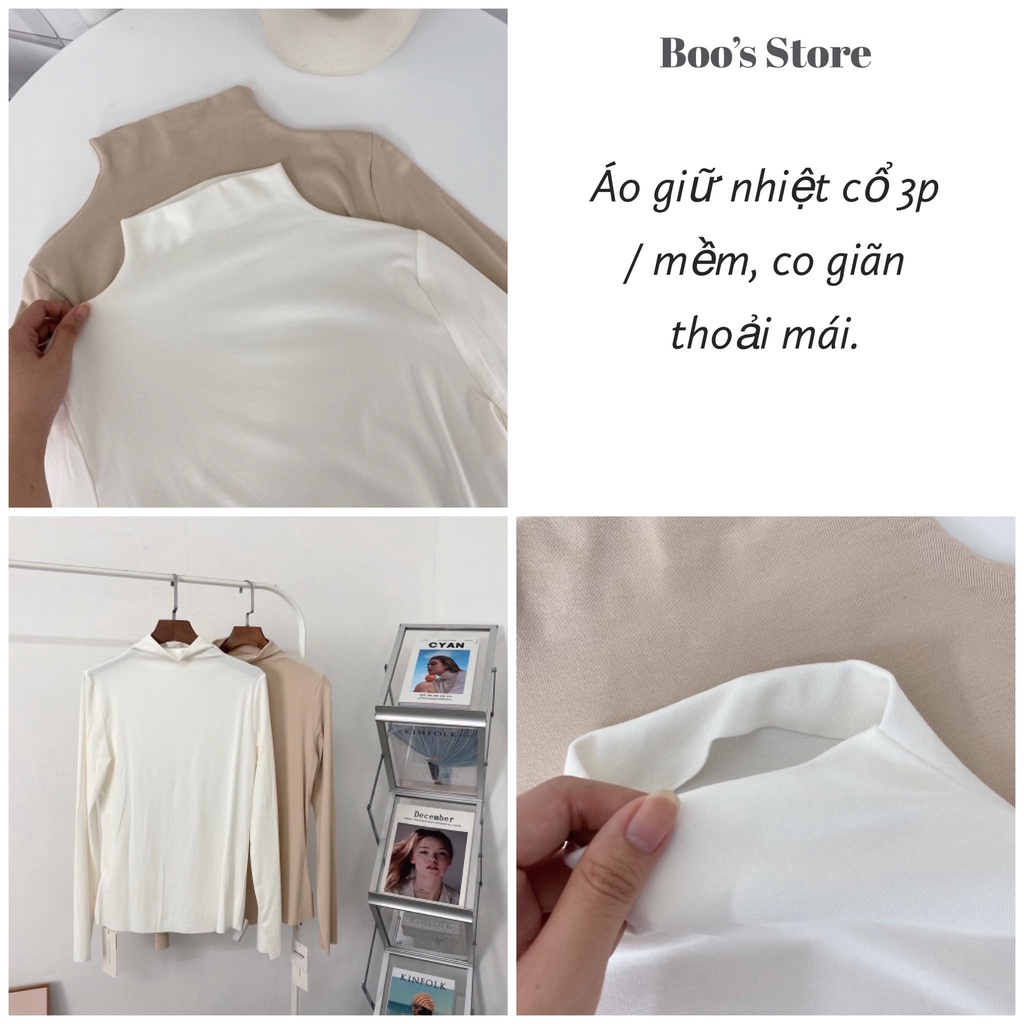 ÁO GIỮ NHIỆT CỔ 3 PHÂN