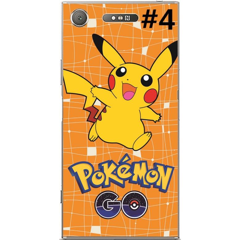 Ốp lưng silicon Sony xz1 in hình pikachu hoạt hình