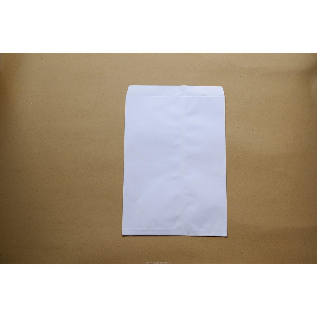 Bao thư khổ A4 . Định lượng 100gsm. Màu trắng. Dùng trong văn phòng. Vi Tính Quốc Duy