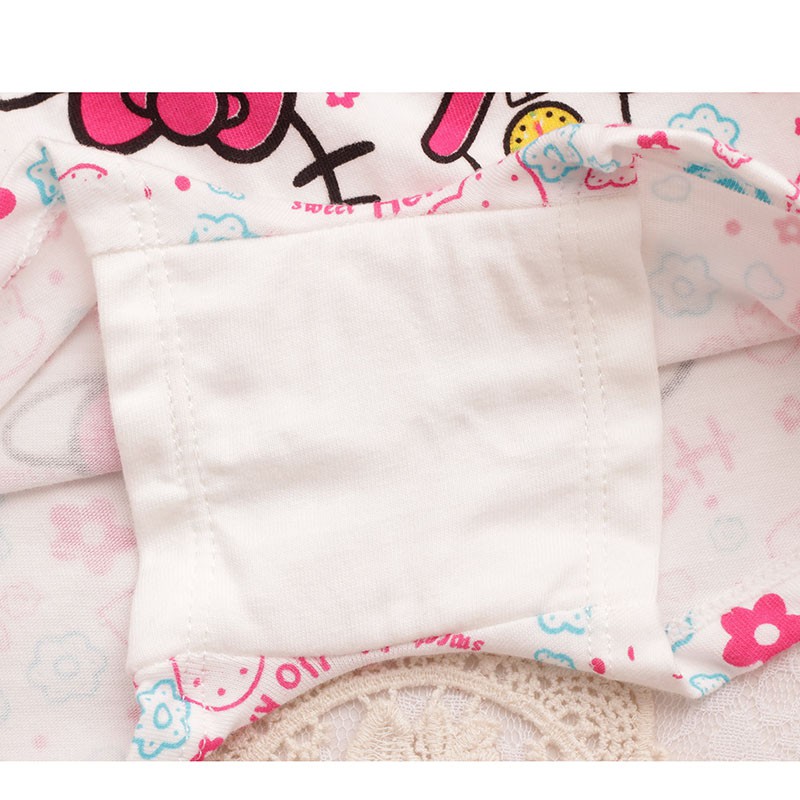 Bộ 3 Quần Lót Boxer In Hình Hello Kitty Cho Bé Gái