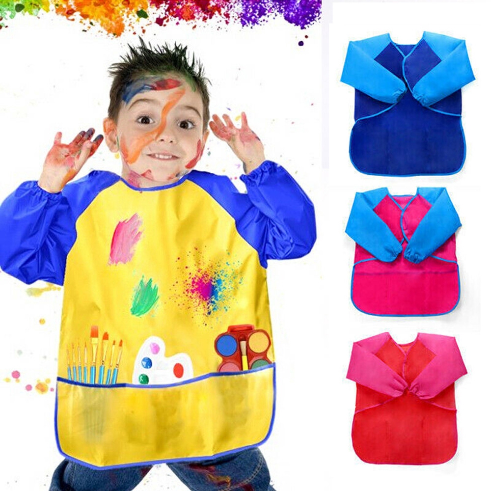 Tạp dề tập vẽ thủ công cho trẻ em