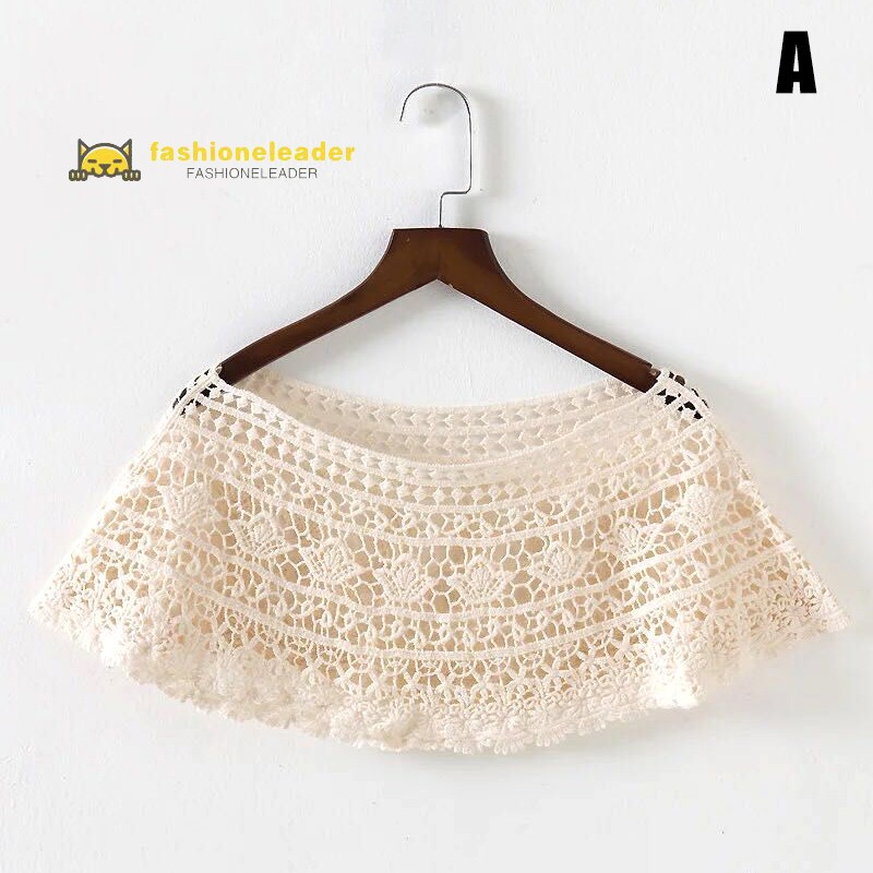 Khăn Choàng Cổ Diềm Xếp Nếp Trang Trí Nút Áo Sơ Mi Có Thể Tháo Rời Phong Cách Mới / Phong Cách retro Cho Nữ