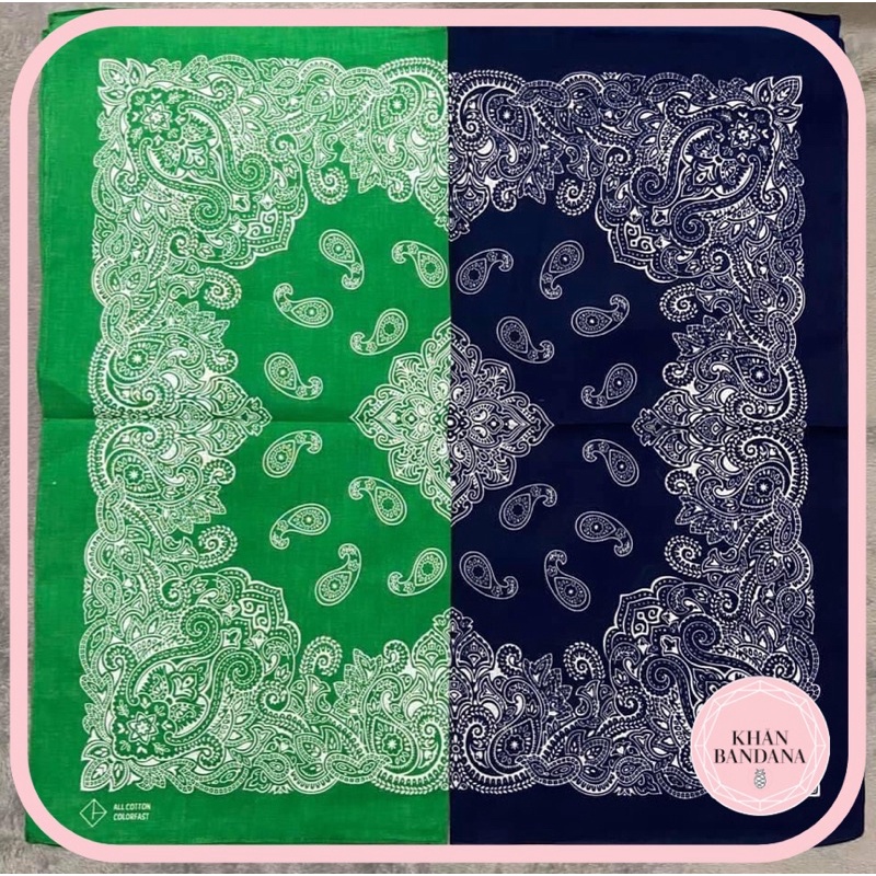 Khăn bandana mẫu mới size 55x55cm