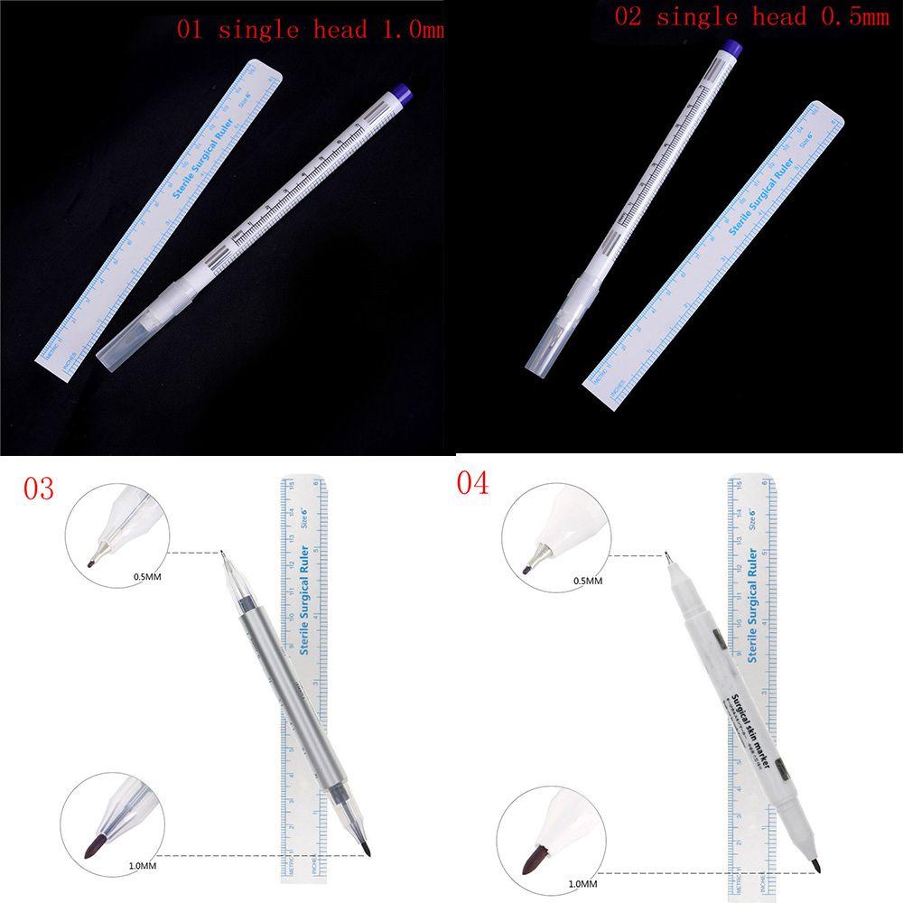 WONDER Bút Đánh Dấu Hình Xăm Ngòi Mảnh / Dày Chống Nước Hỗ Trợ Vẽ Nghệ Thuật Cơ Thể