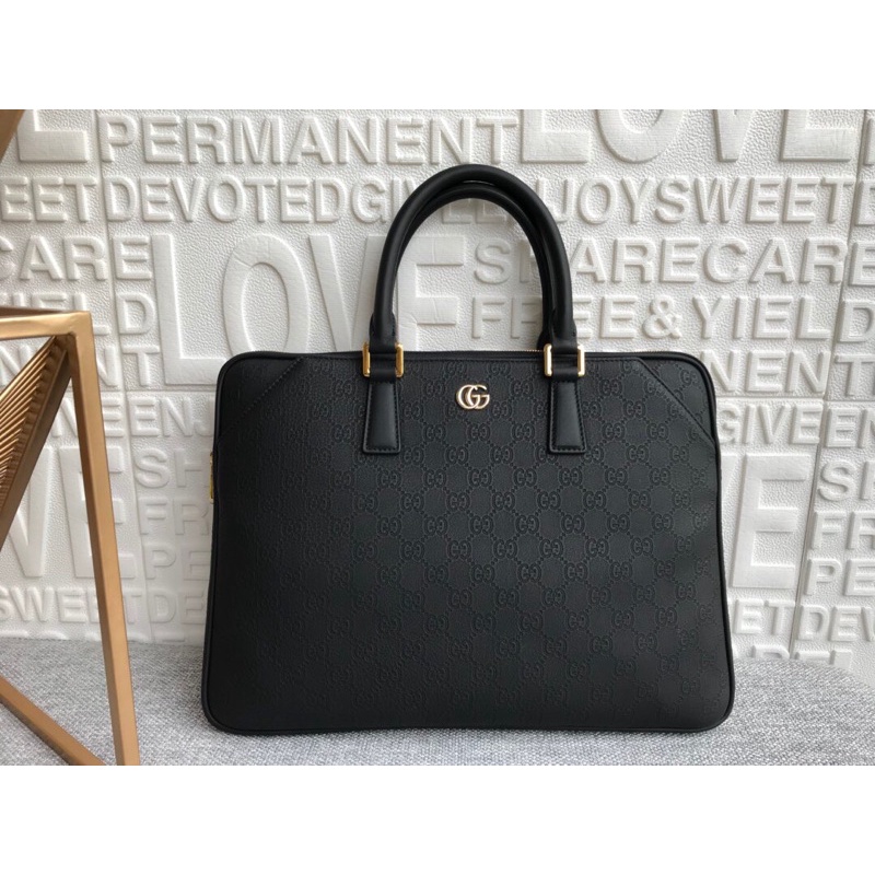 Cặp xách công sở nam họa tiết logo thương hiệu thời trang Gucci GG/GC cao cấp hàng vip 1-1 | BigBuy360 - bigbuy360.vn