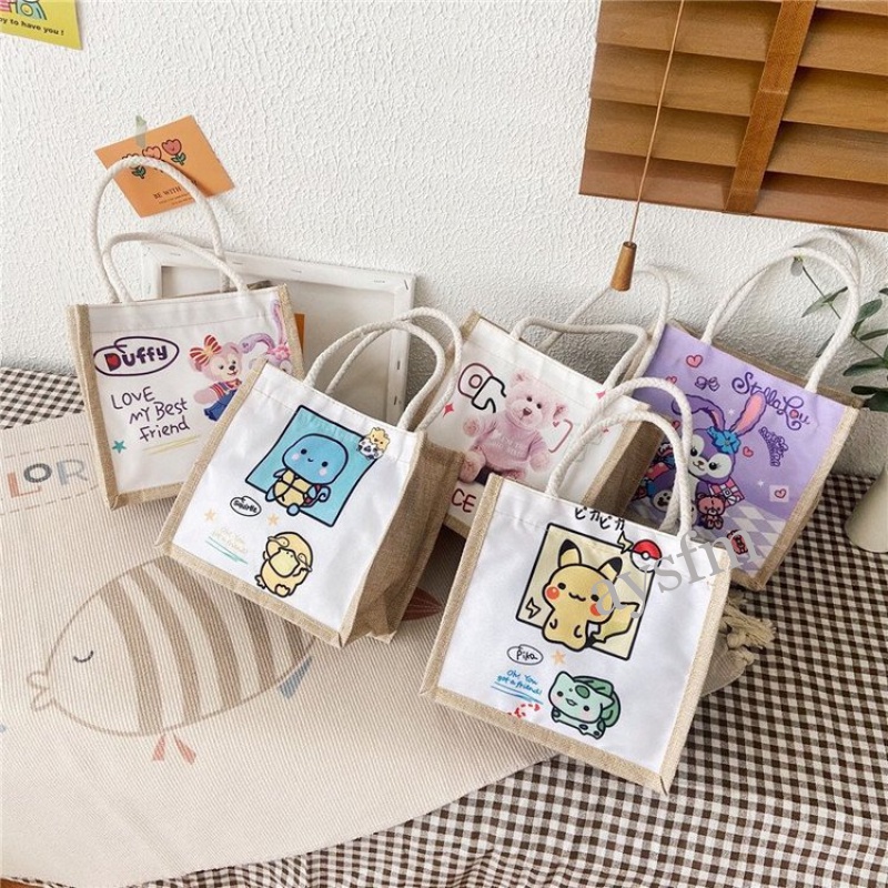 Túi cói kích thước nhỏ xinh xắn