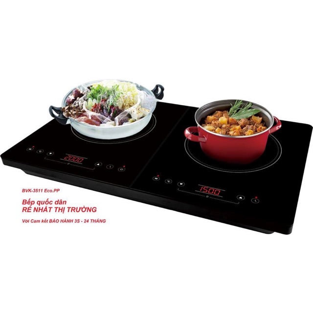 Bếp từ đôi - Mã: BVK-3511 Eco-PP