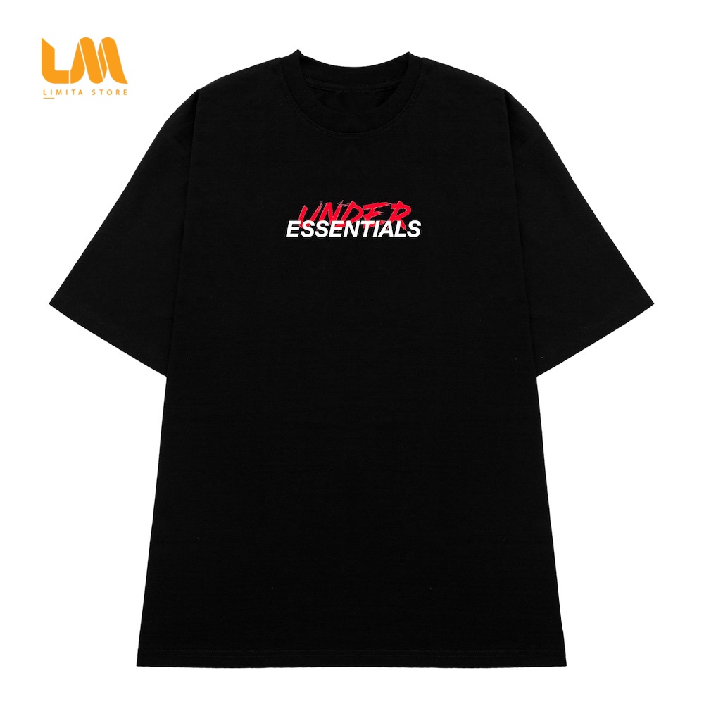 Áo thun UNDER Essentials Tee , phong cách unisex form rộng tay ngắn dáng Oversize -