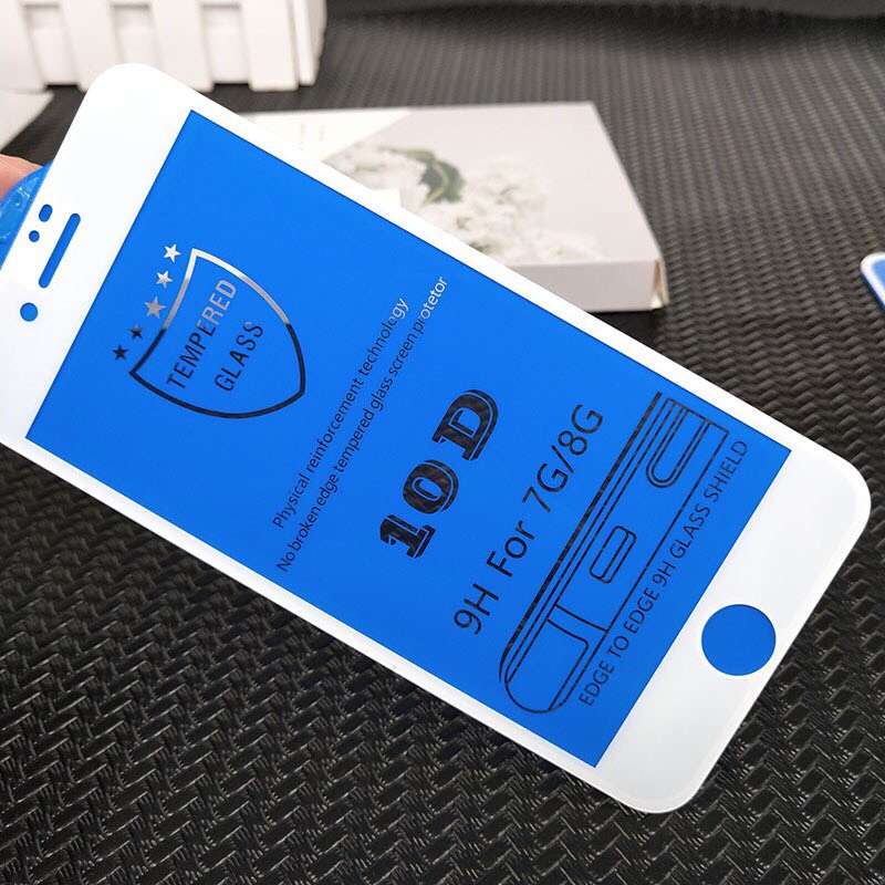 Kính cường lực Ip 10D Full màn cho 6/6plus/6s/6splus/7/7plus/8/8plus/x/xr/xs/11/12/pro/max/plus/promax