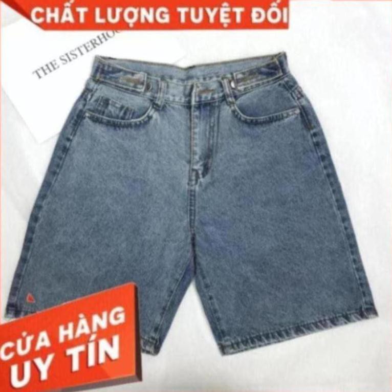 [Ảnh Thật] Quần jean Lửng Ống Rộng 2 Đai - TS Jeans Shop Jeans,Crotop,Đầm