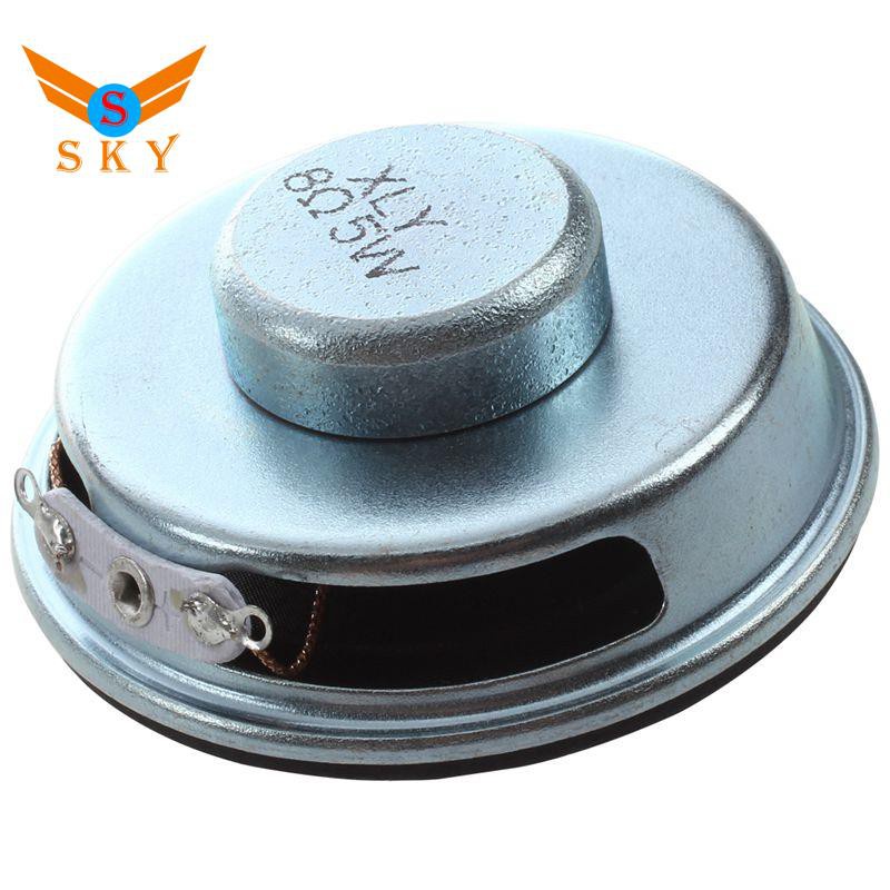 50mm 2" Dia. Magnetic Type Aluminum Shell Round Speaker 8 Ohm 5W