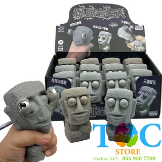 Đồ chơi xả stress SIÊU HÓT - bóp tay tượng đá mặt ngộ nghĩnh cho dân văn phòng